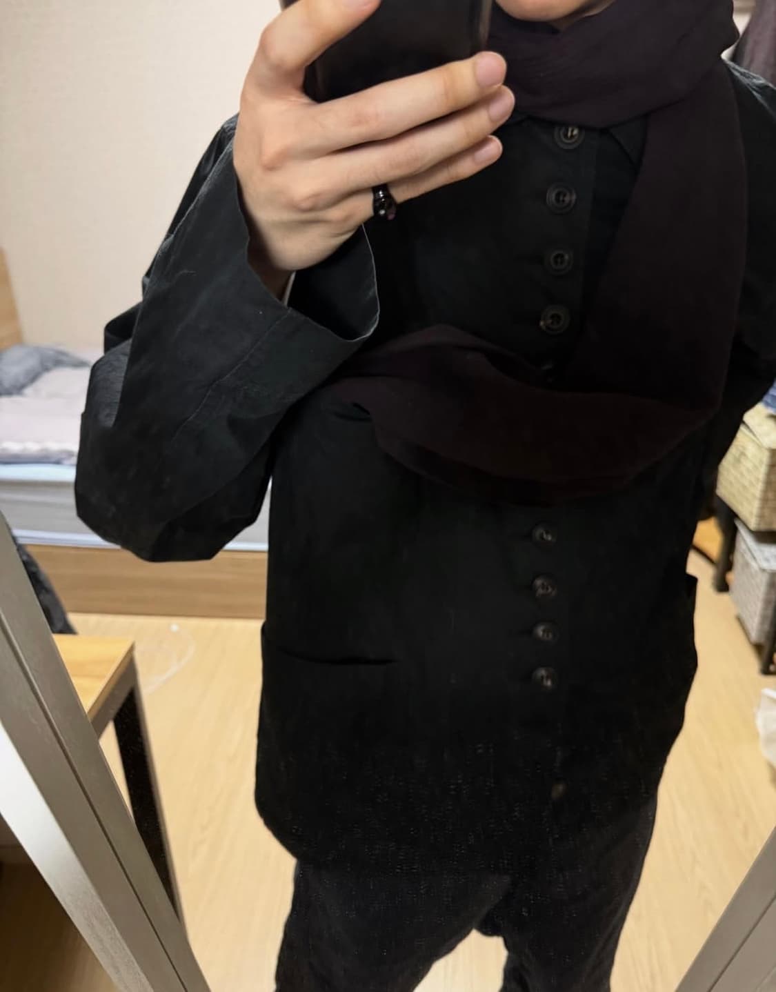 스켈튼 셔츠 자켓 상품이미지1