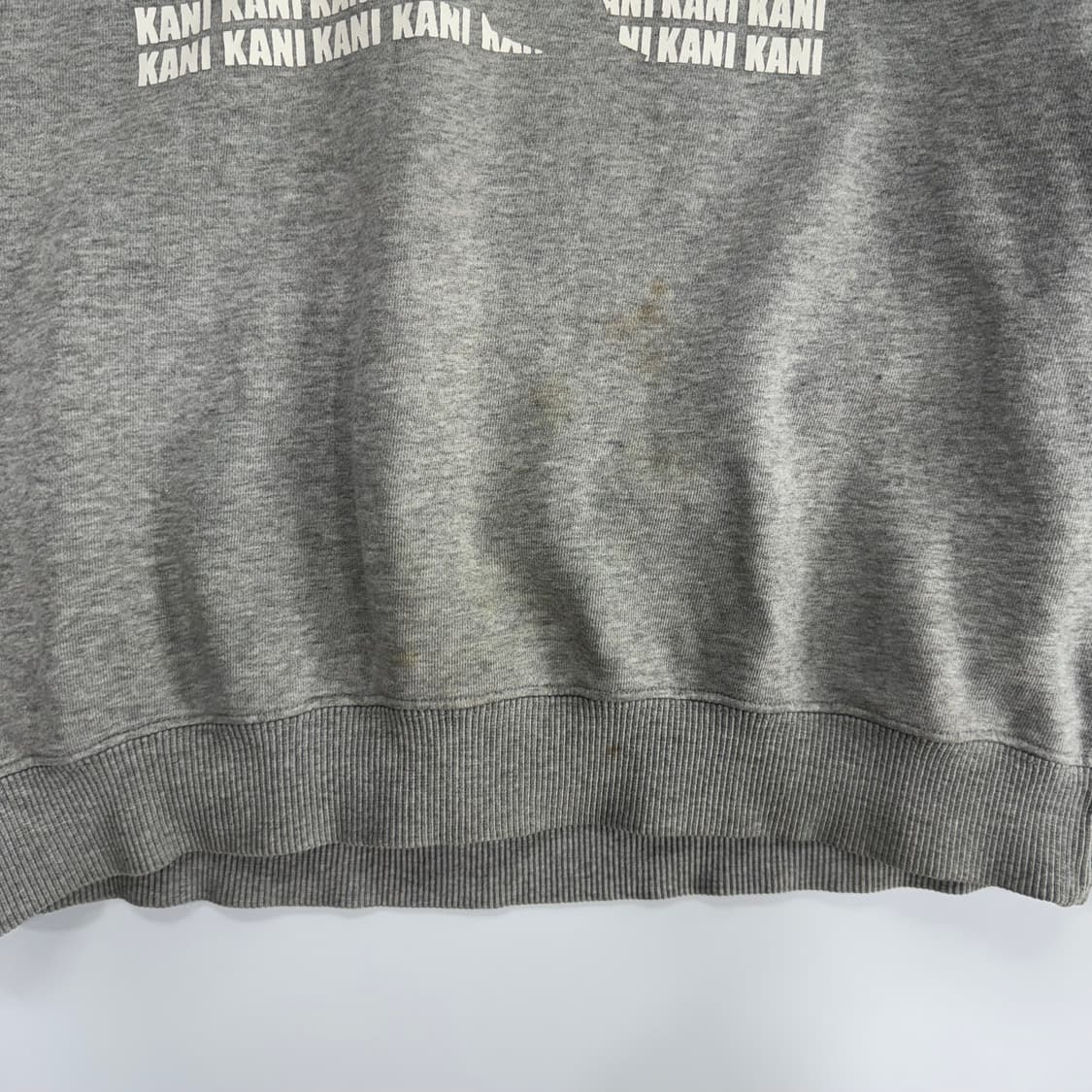 Khal Kani 칼카니 자수 로고 그레이 맨투맨 상품이미지6