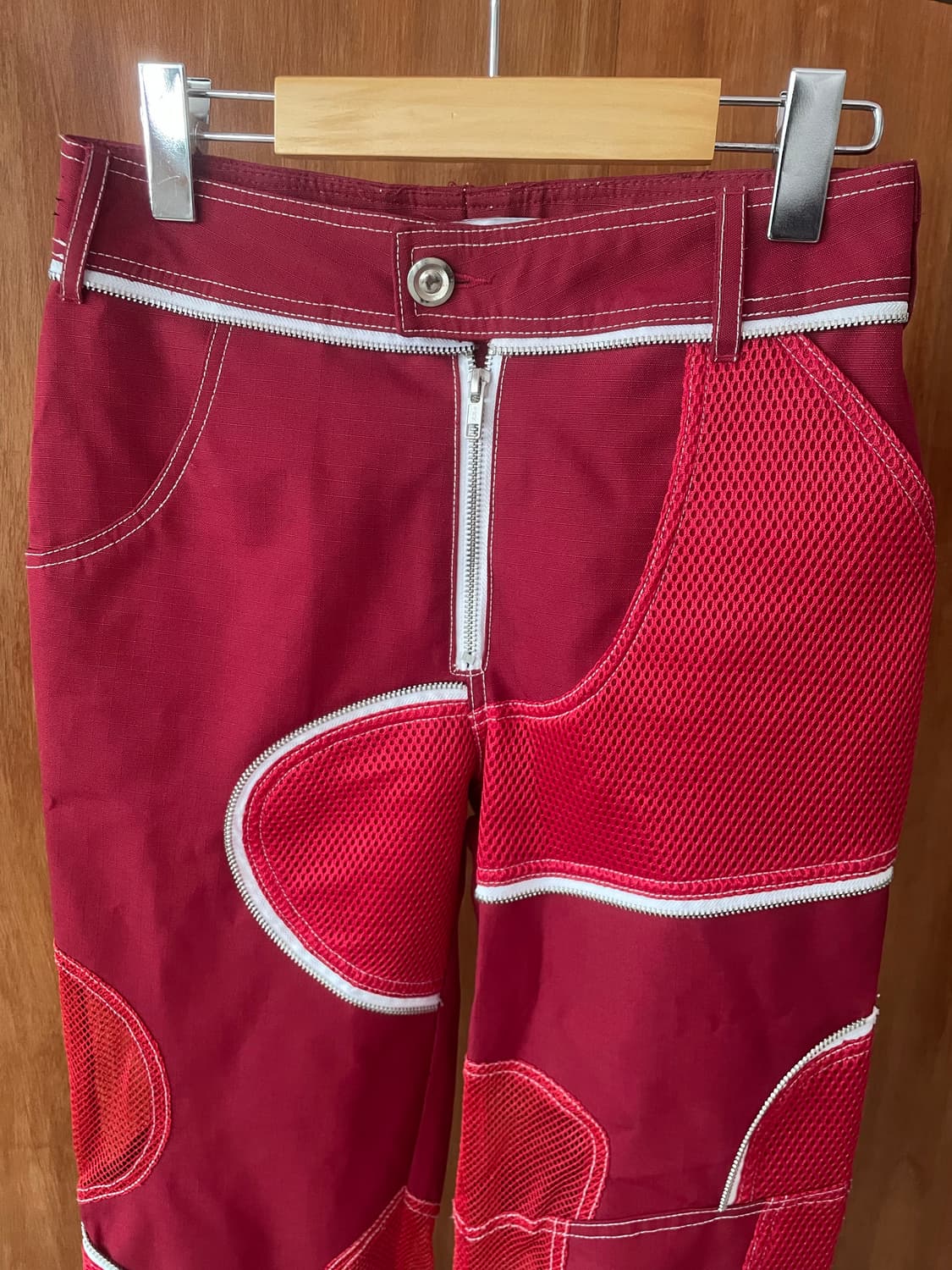 VAEGABOND red mesh pants 상품이미지3
