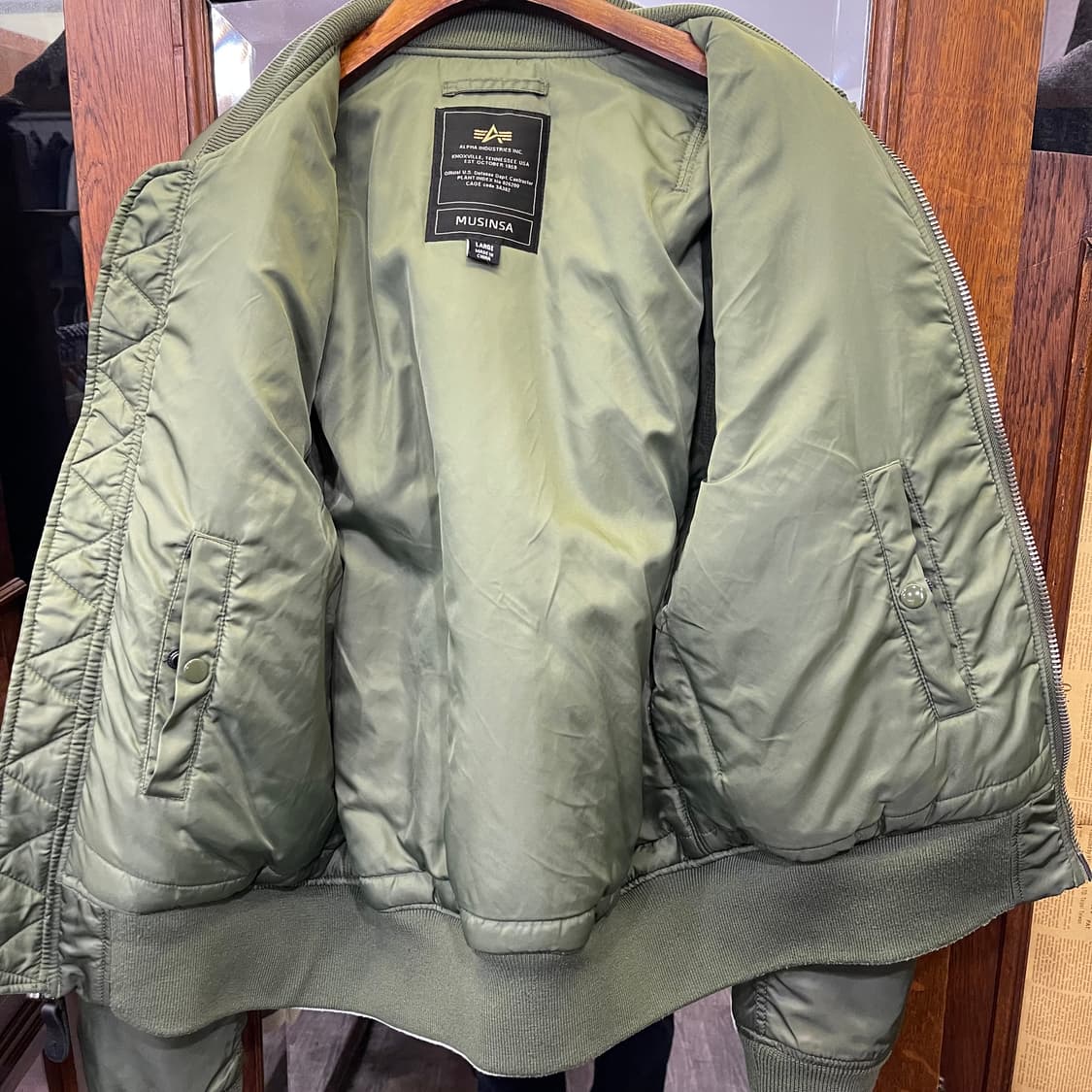 알파 인더스트리 무신사 콜라보 MA- 상품이미지7