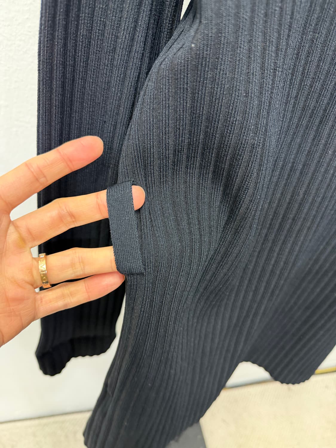 정품) COS 코스 블랙 골지 가디건 XS 상품이미지6