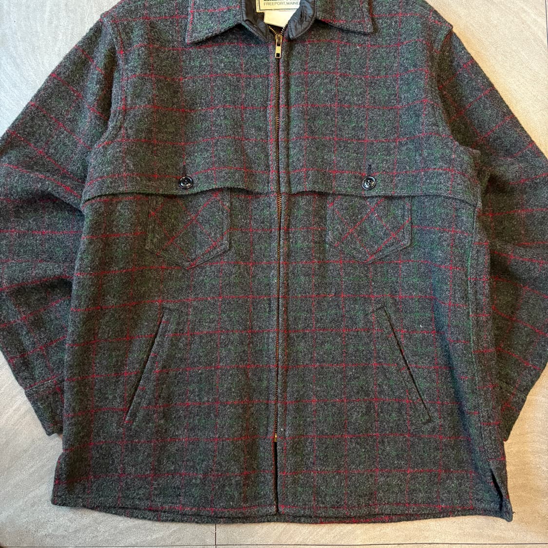 90년대 생산 90s L.L.bean 엘엘빈 울 자켓 상품이미지4