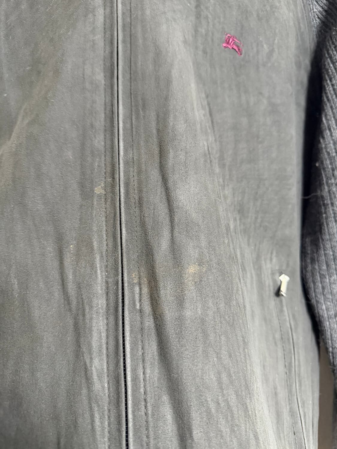 버버리 블랙라벨 니트 슬리브 집업 자켓 상품이미지10