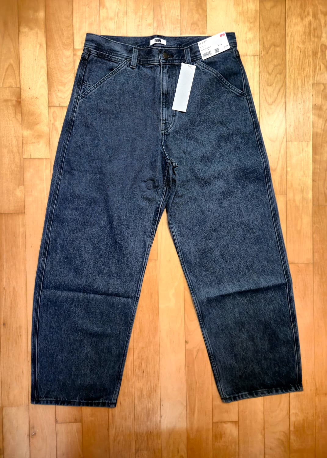 유니클로 U 와이드 테이퍼드 데님 팬츠 32 새제품 상품이미지1