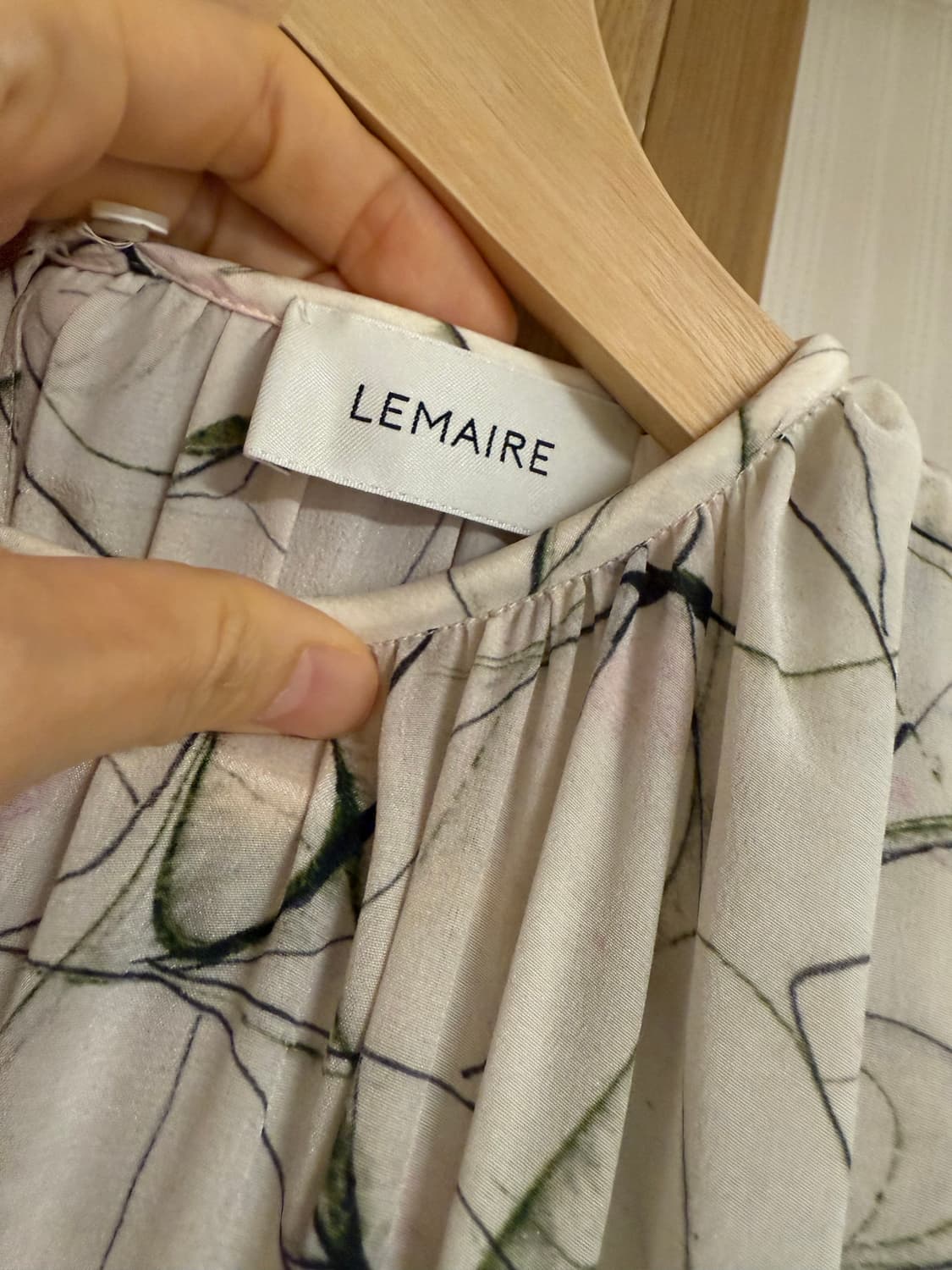 르메르 lemaire 플리티드 드레스 상품이미지2