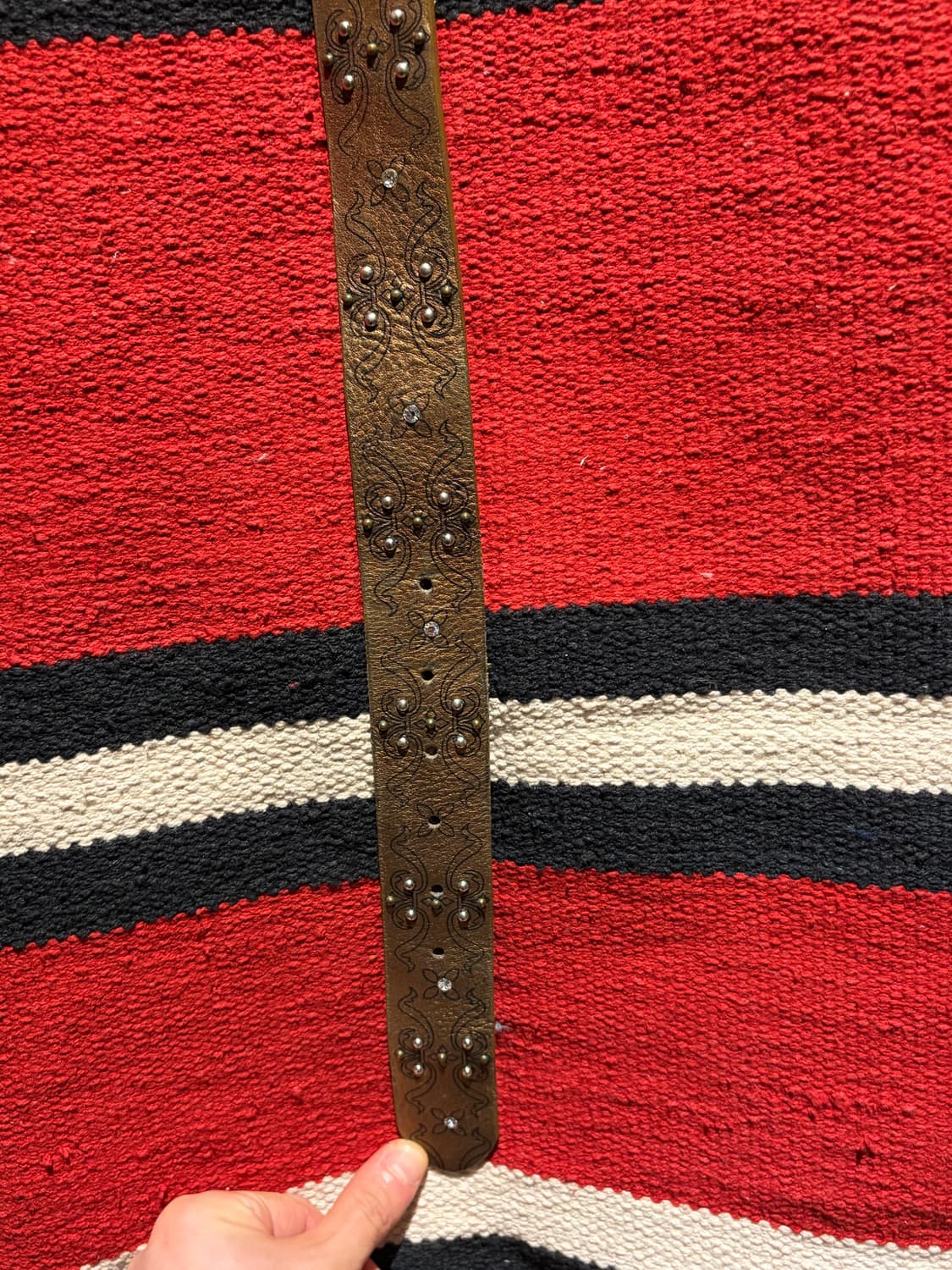 Western gold stud belt /웨스턴 골드 스터드벨트 상품이미지4