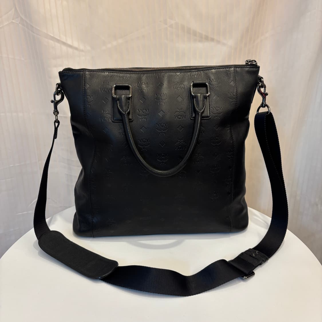 정품 MCM 남성 가죽 토트 크로스백     상품이미지6