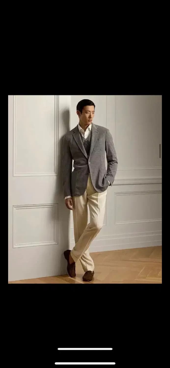 랄프로렌 퍼플라벨 캐시미어100% 베스트 라지 L 로로피아나 쿠치넬리 상품이미지6