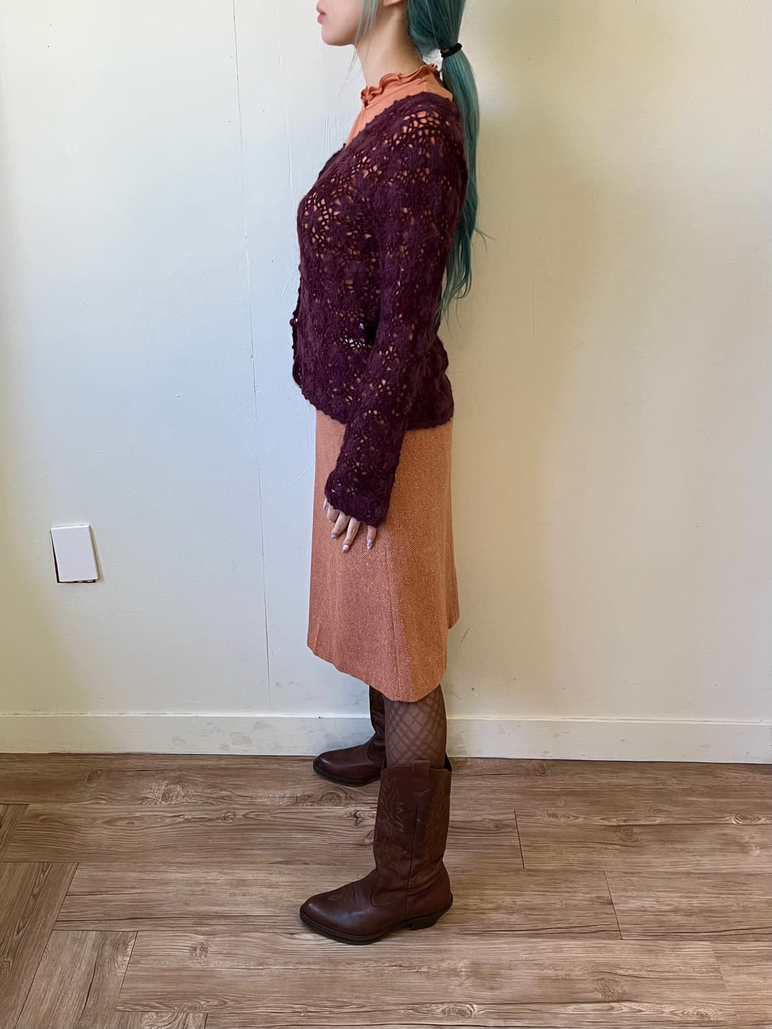 BENETTON 베네통 트위드 스커트 상품이미지8