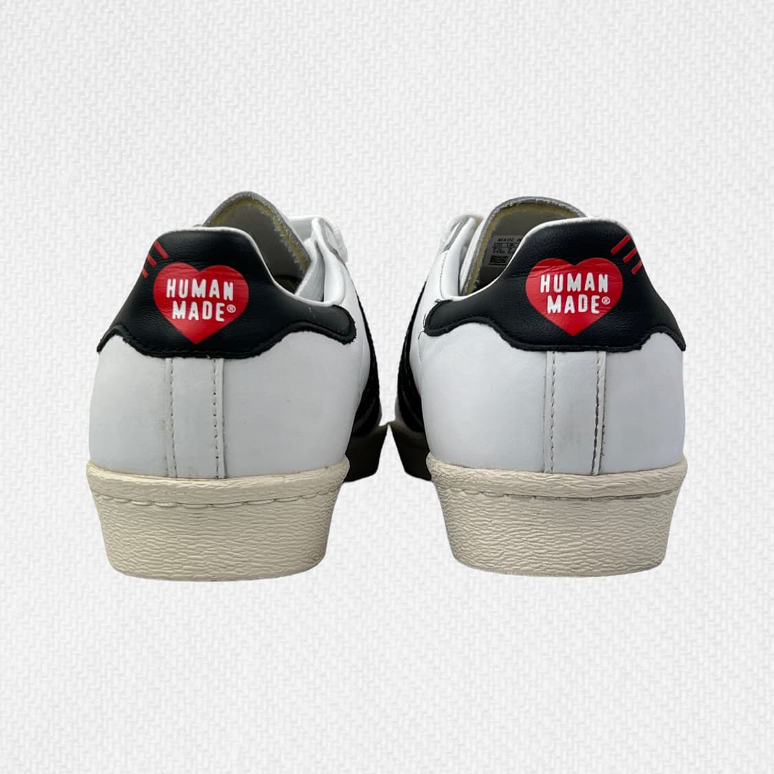 255 아디다스 x 휴먼 메이드 슈퍼스타 화이트 블랙 상품이미지7