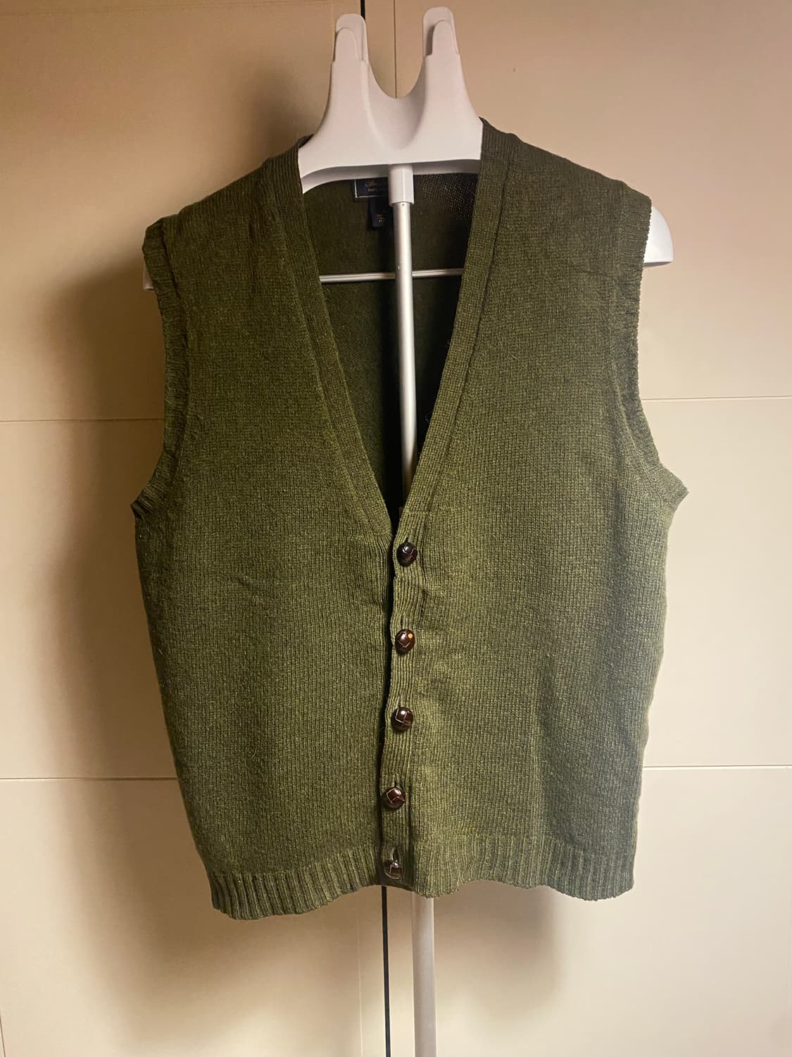 브룩스 브라더스 쉐틀랜드 울 니트 조끼 M 상품이미지1