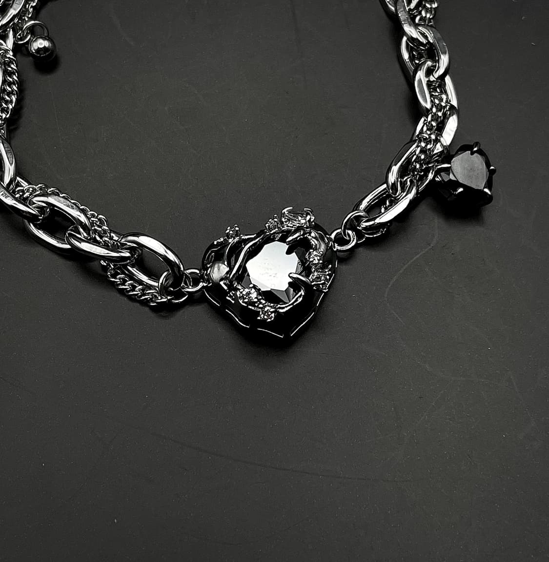 pcr053 Black heart bracelet 상품이미지4