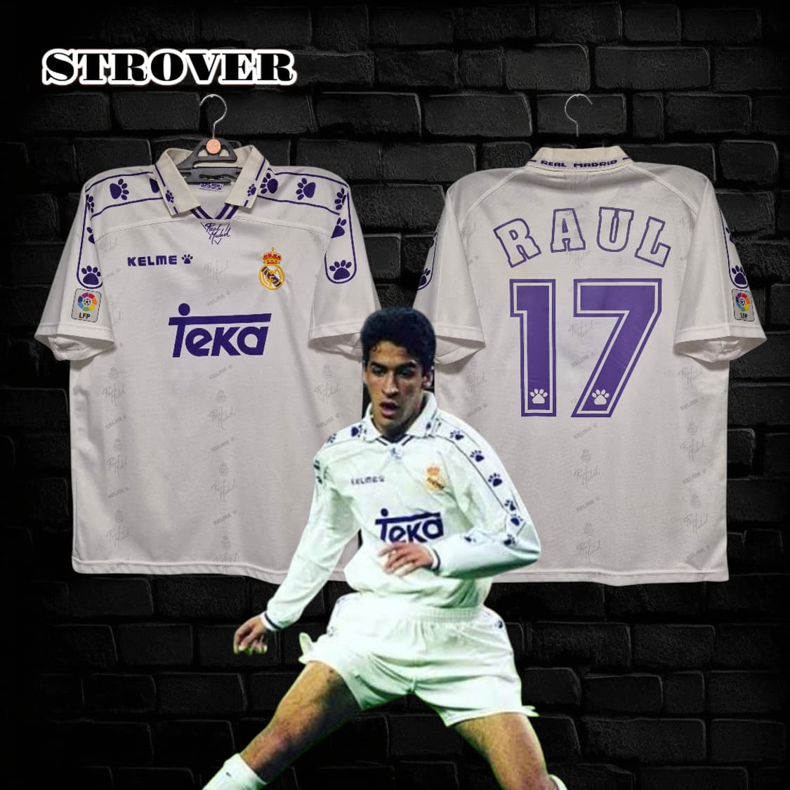 95/96 레알 라울 L 상품이미지1