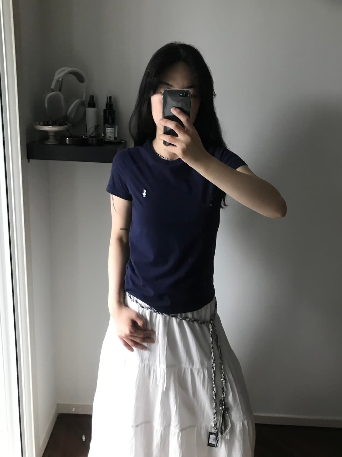 폴로 랄프로렌 포니로고 네이비 반팔티 상품이미지4