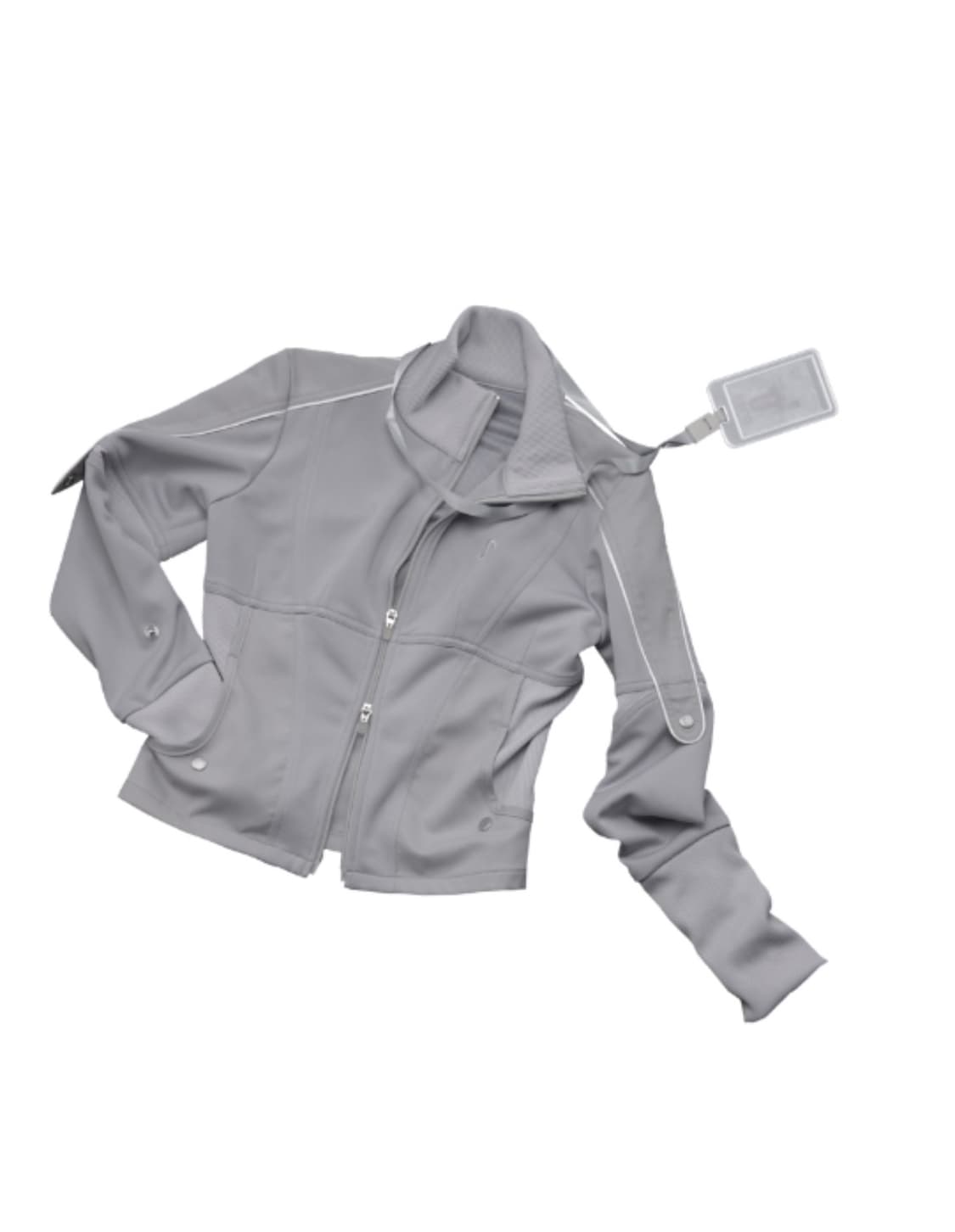 오호스 Epaulet Jersey Jacket Grey 상품이미지1