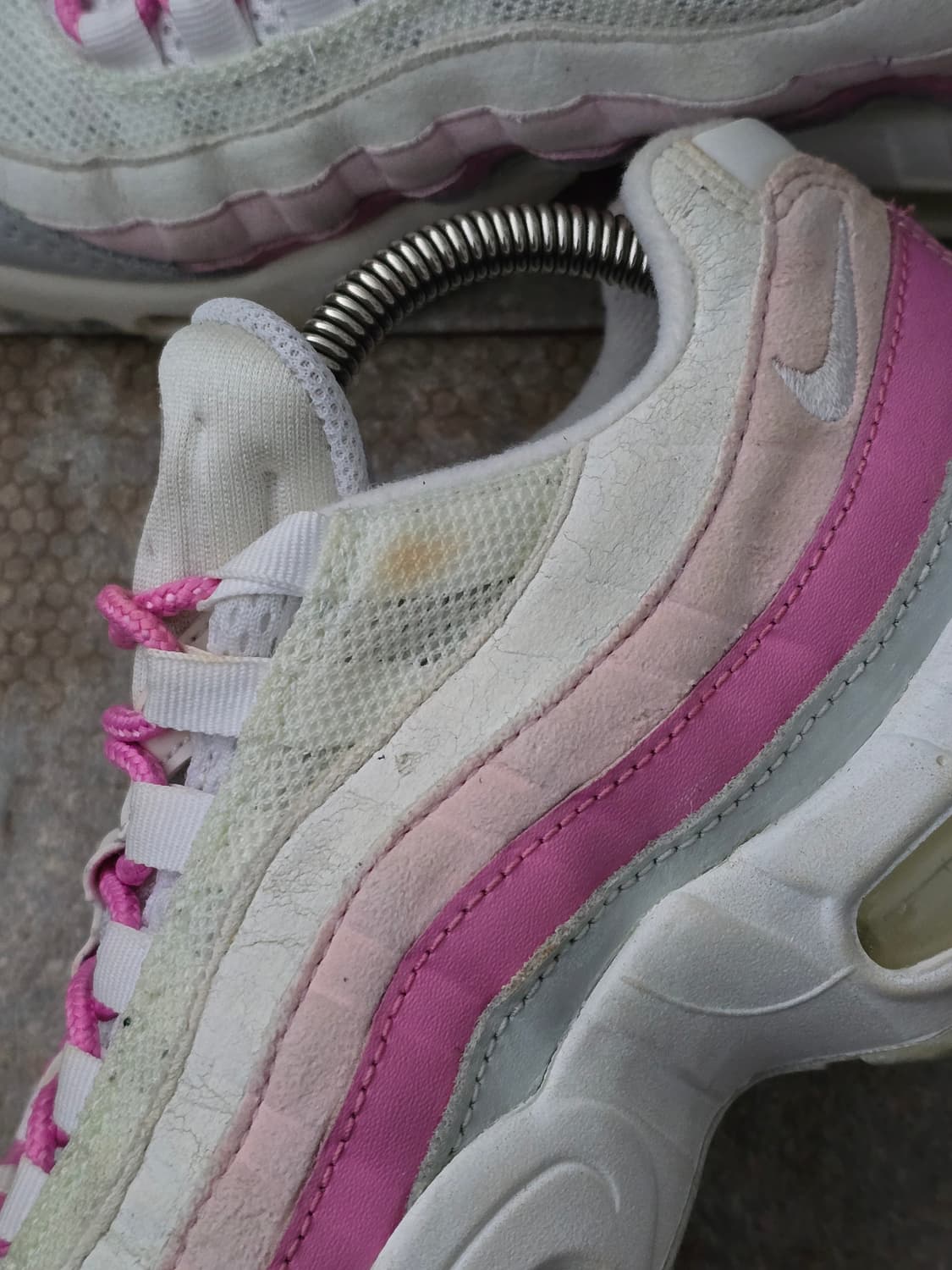 (230)나이키 에어맥스 95 에센셜 화이트 핑크 상품이미지4