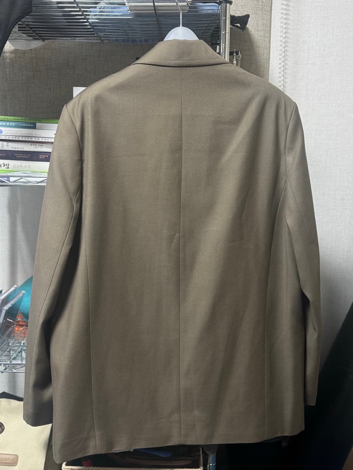 유라고 피터 싱글 버튼 자켓 카키베이지 S 상품이미지4