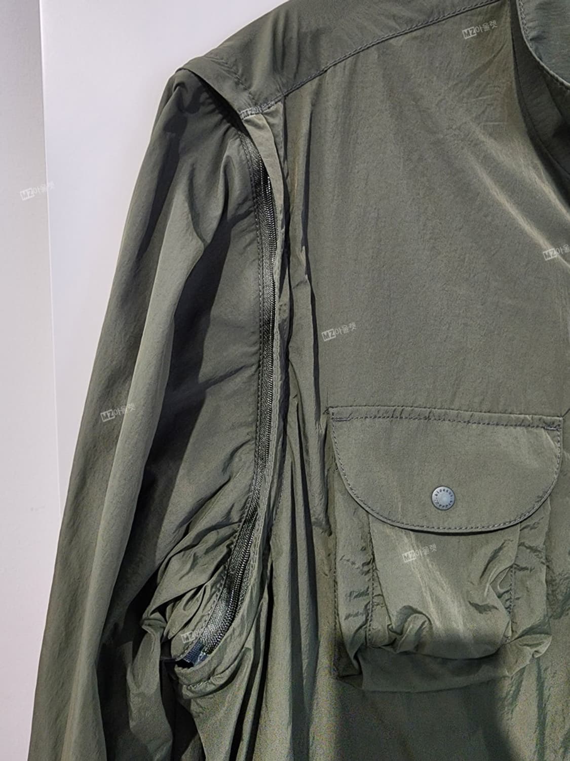 하이드아웃 토르 소매 탈부착 자켓 카키 3 사이즈 상품이미지2