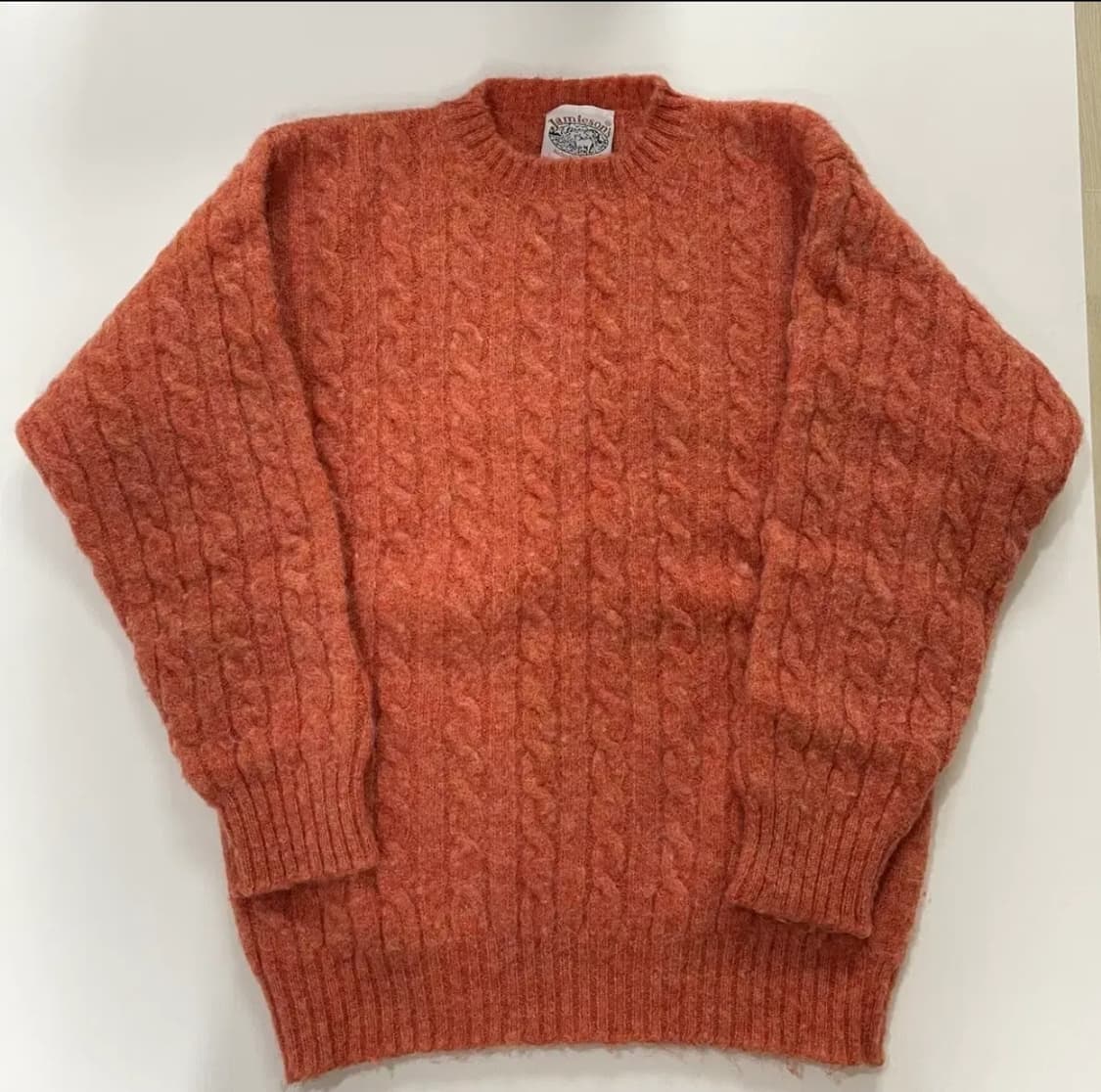 [44사이즈] 제이미슨스 오렌지 케이블니트 상품이미지2
