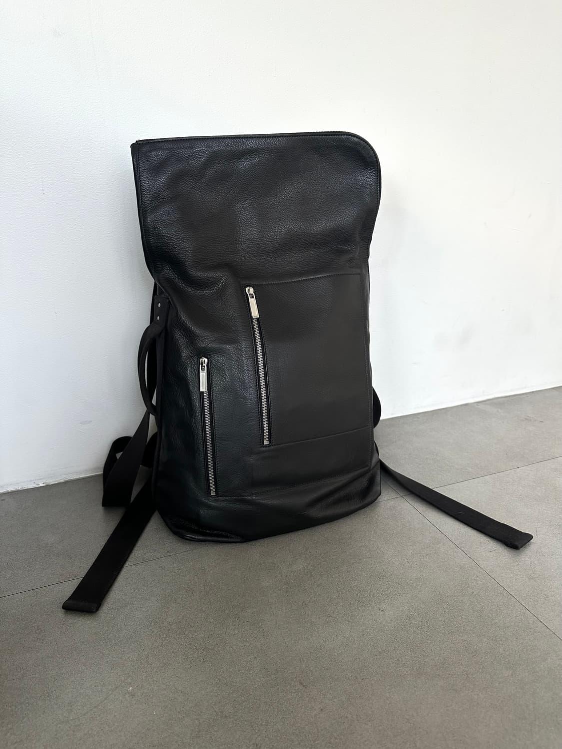 릭오웬스 카고 집업 레더 백팩 상품이미지5