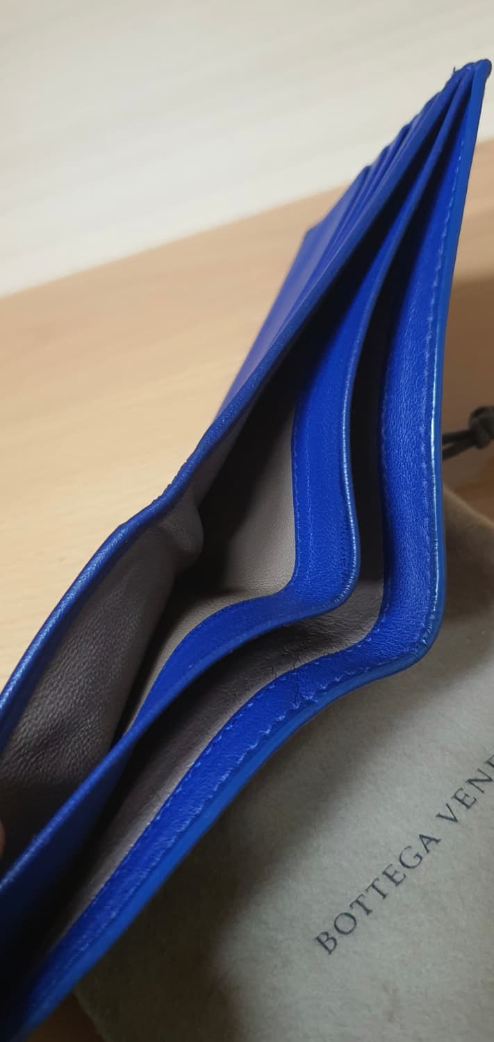 보테가베네타 반지갑/지갑 블루 정품A급(감정O) 상품이미지9