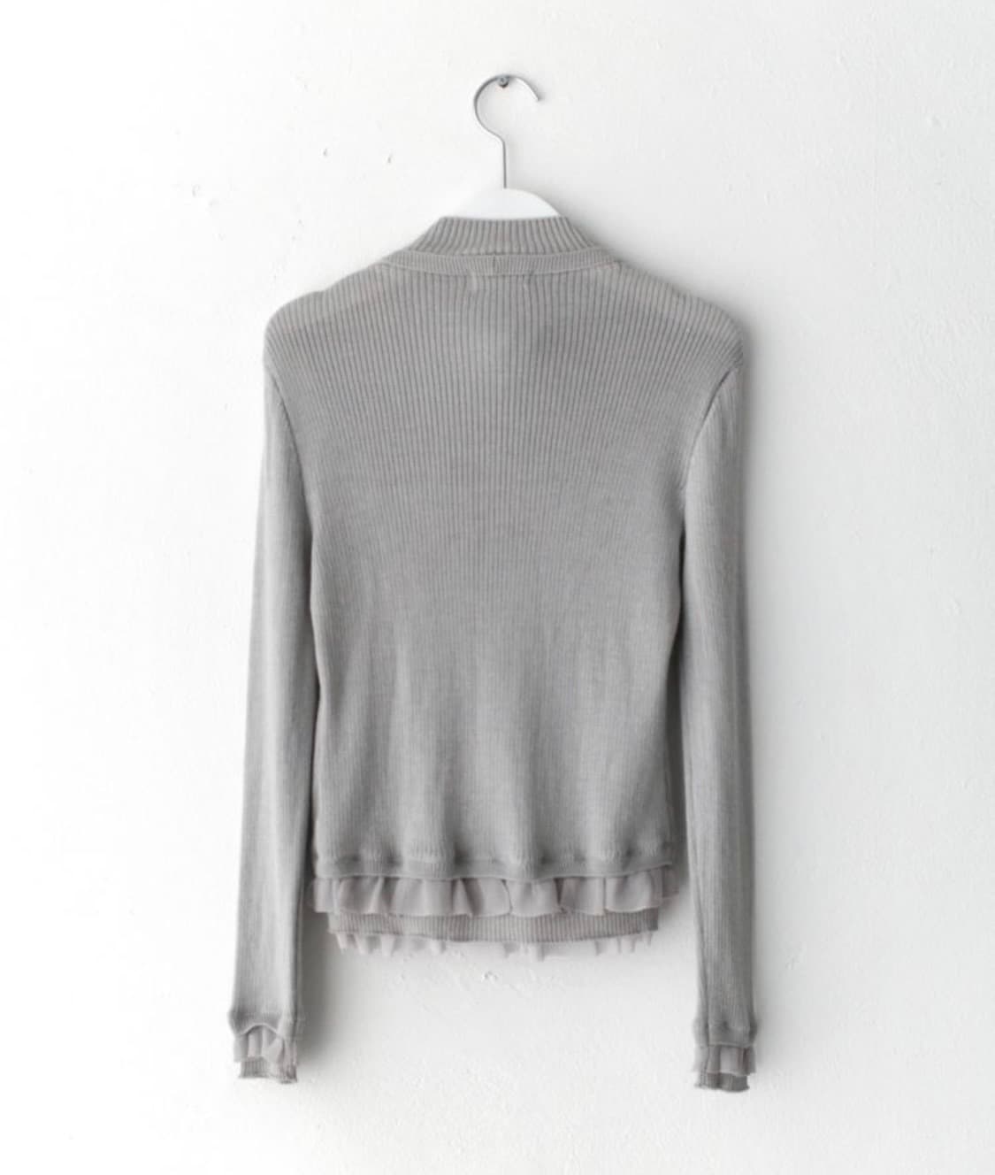 더블 프릴 가디건 상품이미지2