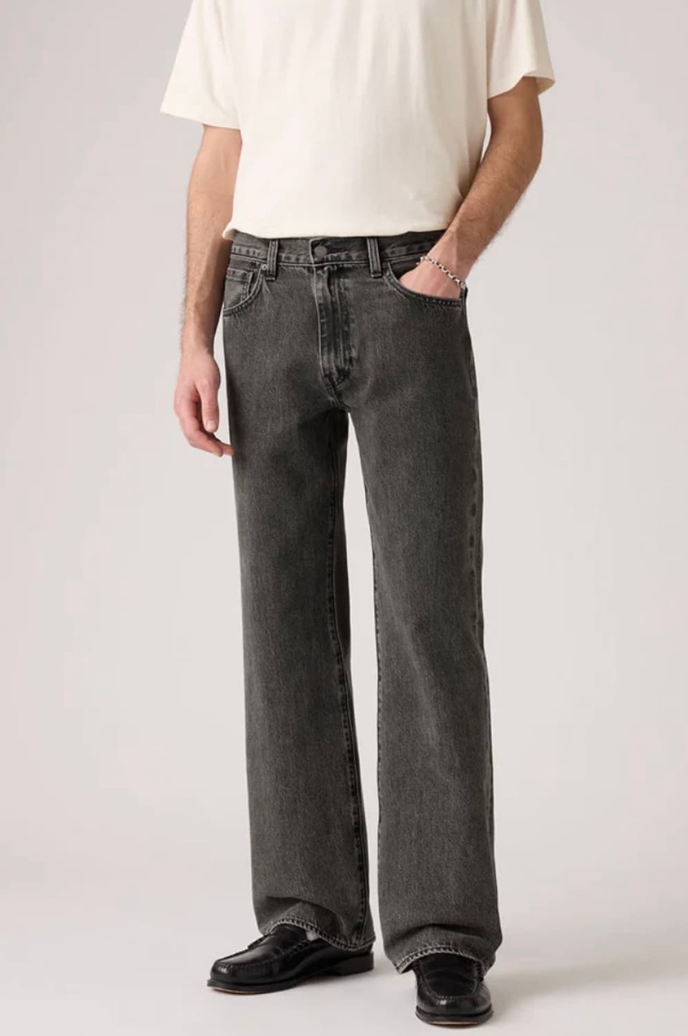 리바이스 567 릴렉스 플레어진 흑청 (30/32) 상품이미지1