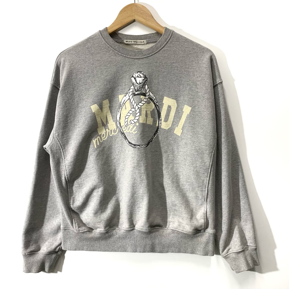 마르디메크르디 맨투맨 그레이 상품이미지1