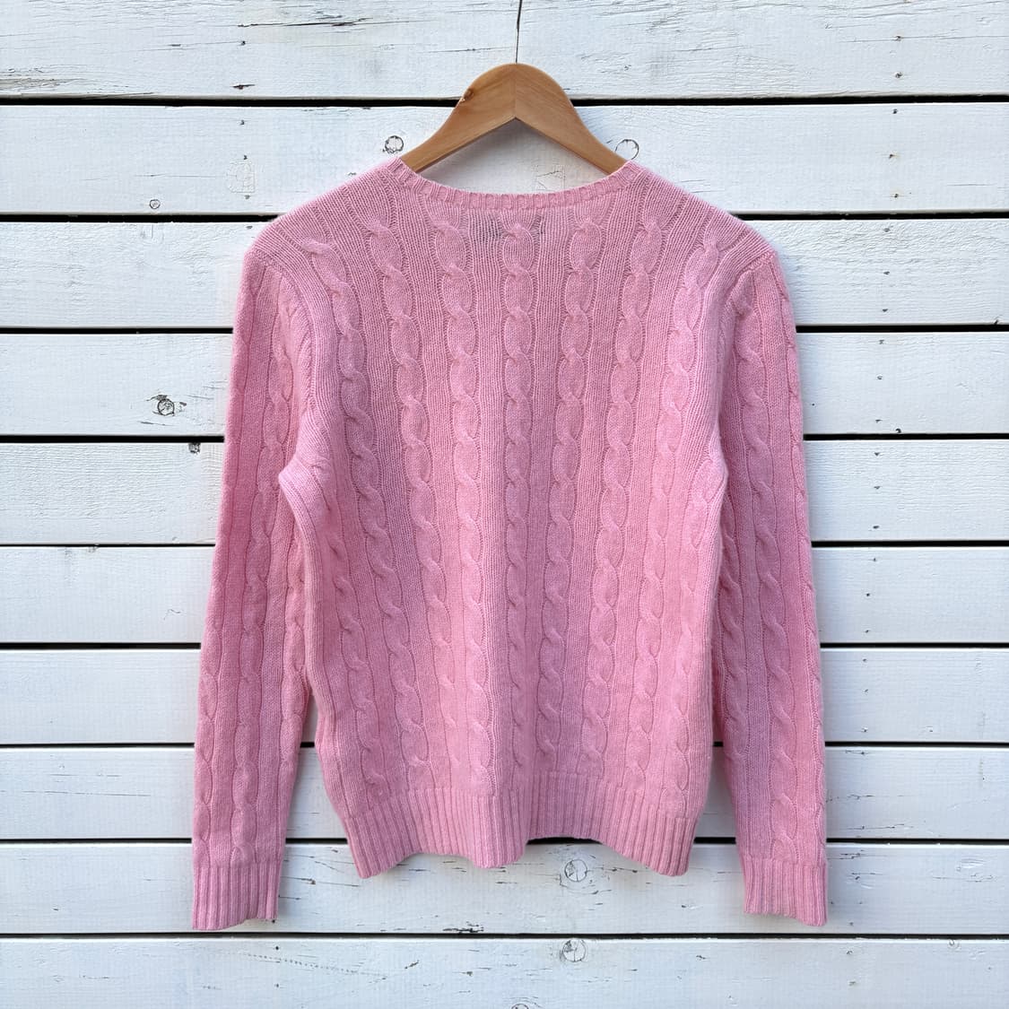 Polo 폴로 울 캐시미어 케이블 꽈배기 니트 상품이미지2