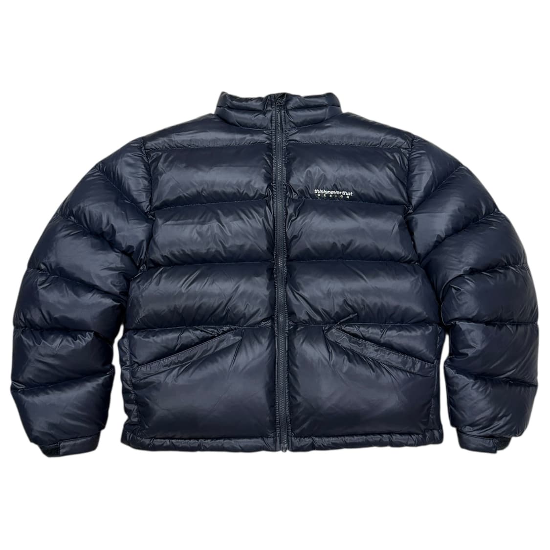 디스이즈네버댓 DSN 다운 패딩 푸퍼 자켓 네이비 L 상품이미지1