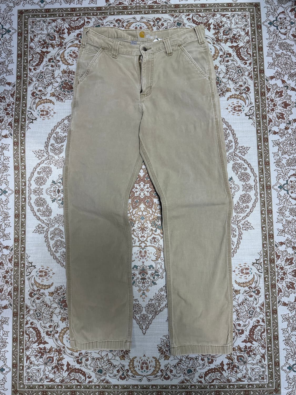 Carhartt칼하트 카펜터 팬츠 카키 32*32 상품이미지2