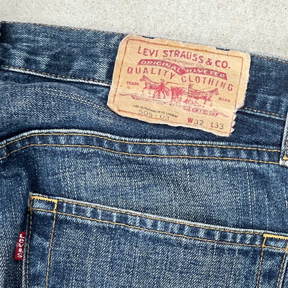 리바이스 재팬 505-03 데님팬츠 s09798 상품이미지5