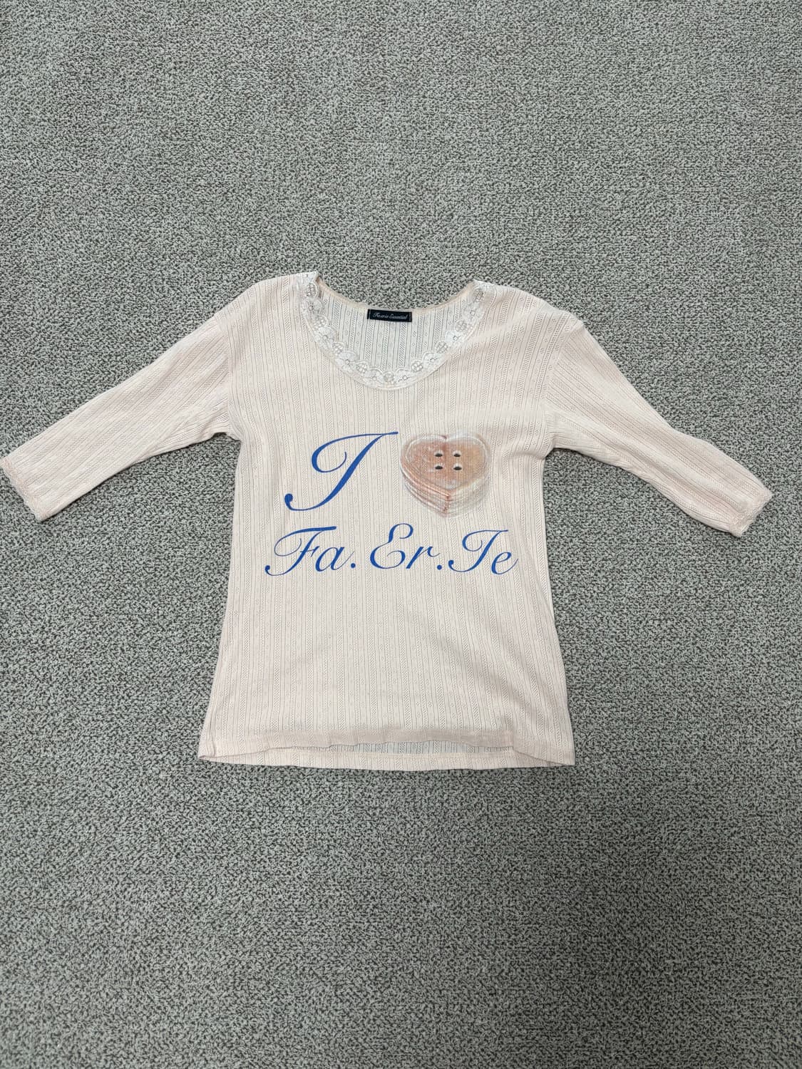 샵페어리 7부 상의 핑크 상품이미지1