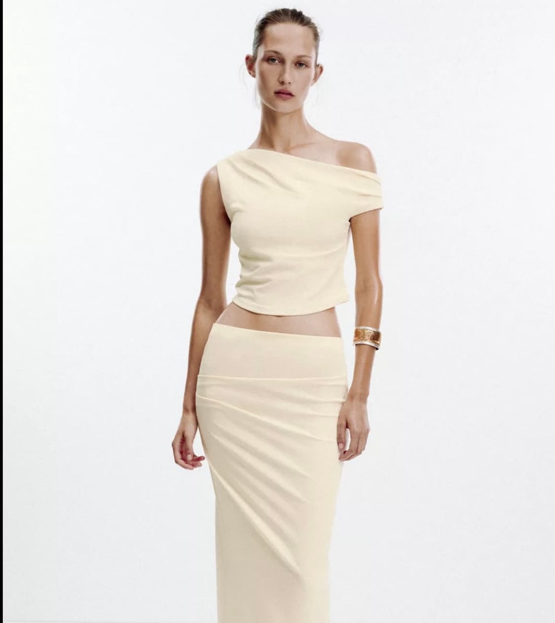 (새상품) ZARA 자라 언밸런스 탑 상품이미지1