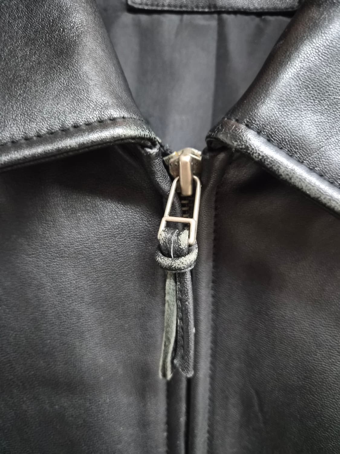 L/105) 새빌로우 빈티지 레더자켓 팝니다 상품이미지3