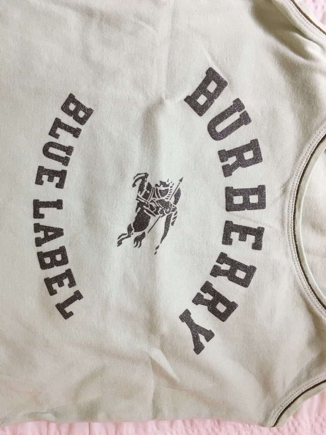 민트코어 반짝이 burberry bluelabel 상품이미지2