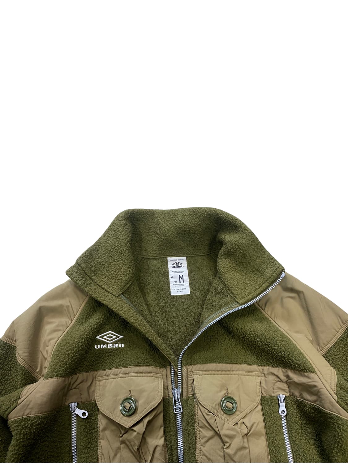 스펙테이터 x 엄브로 올리브 후리스 자켓 상품이미지3
