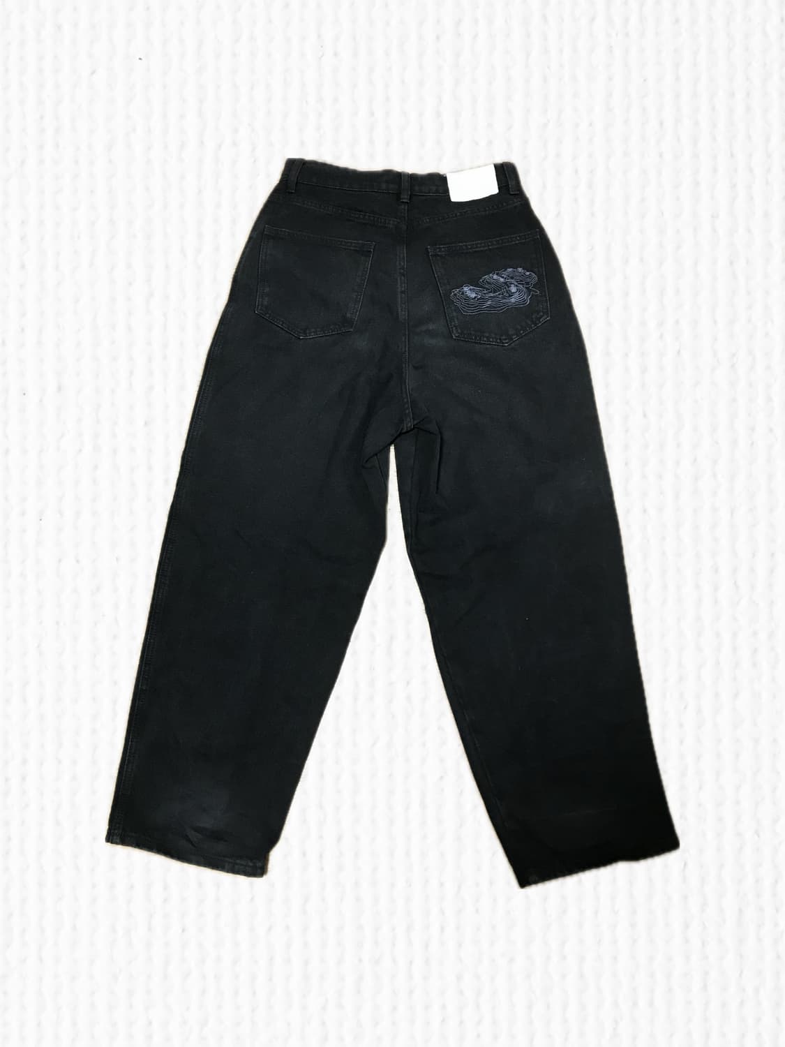 스웨이드 블랙팬츠 상품이미지1