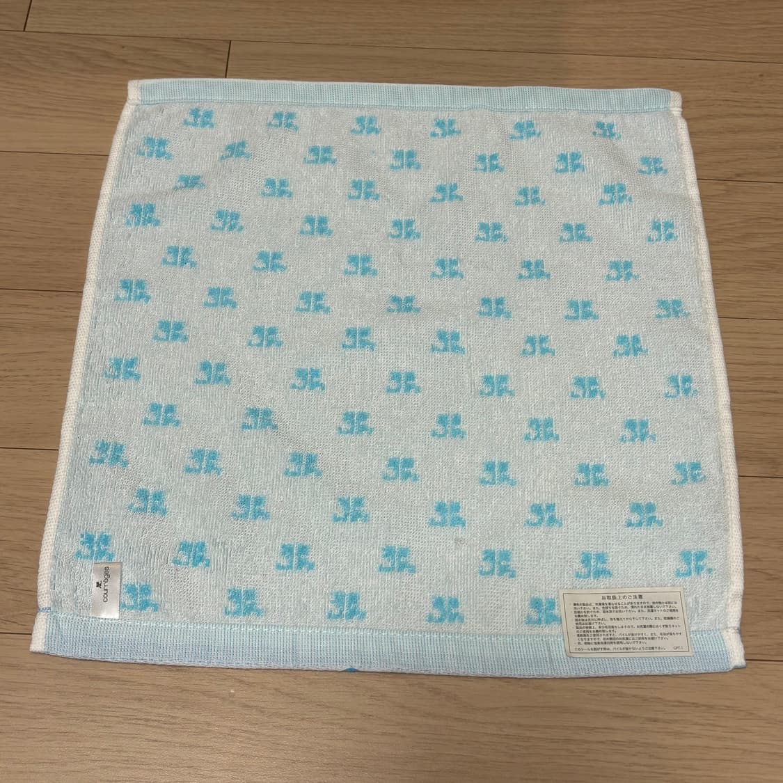 Courrèges 꾸레쥬 손수건 블루 상품이미지3