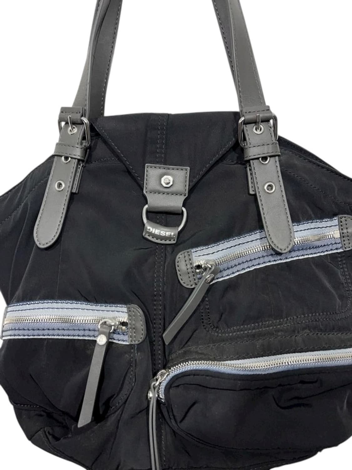 DIESEL Black Multi-Zip Shoulder Bag  상품이미지2