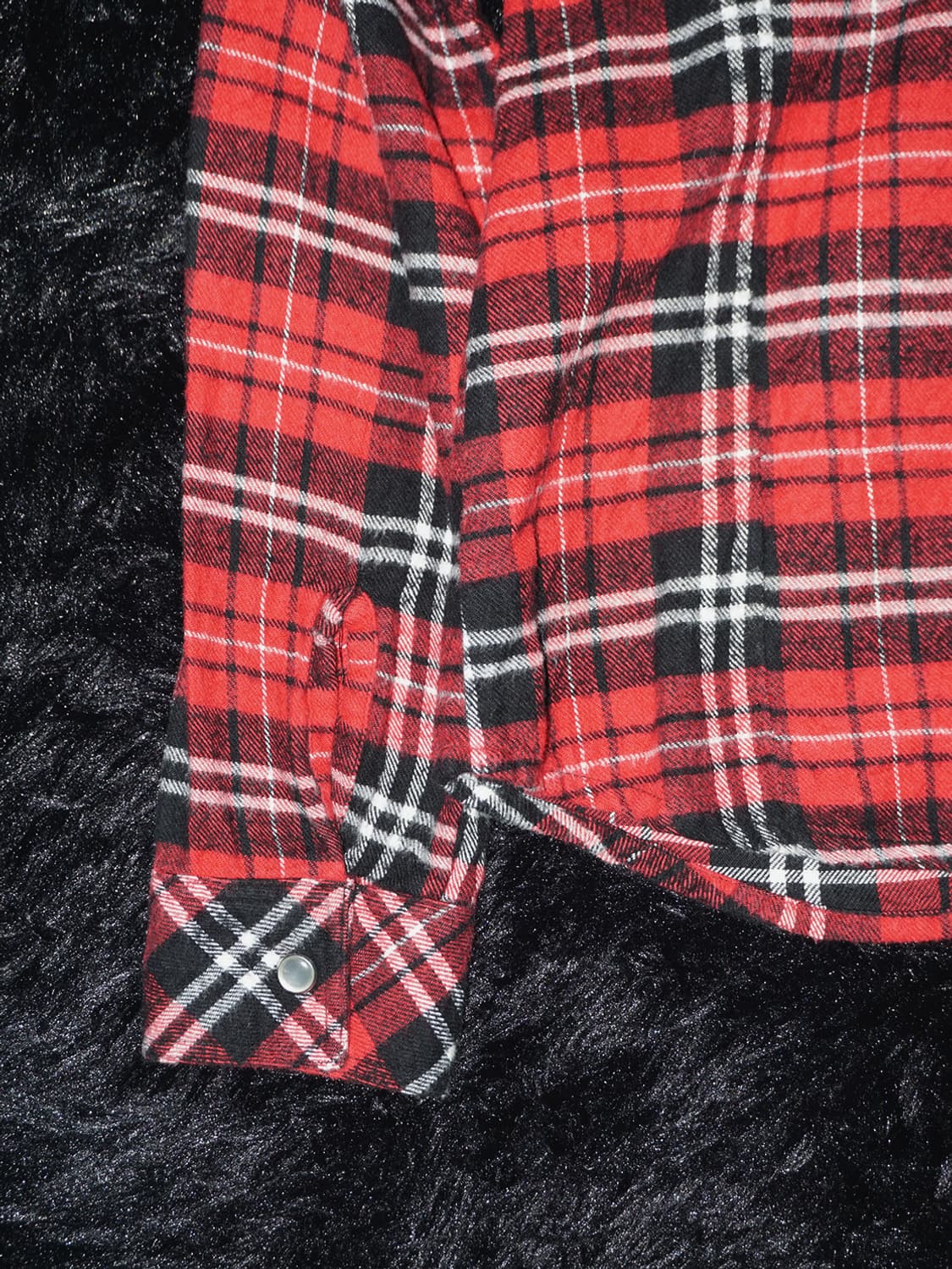 (rote rose) punk stud flannel  상품이미지6