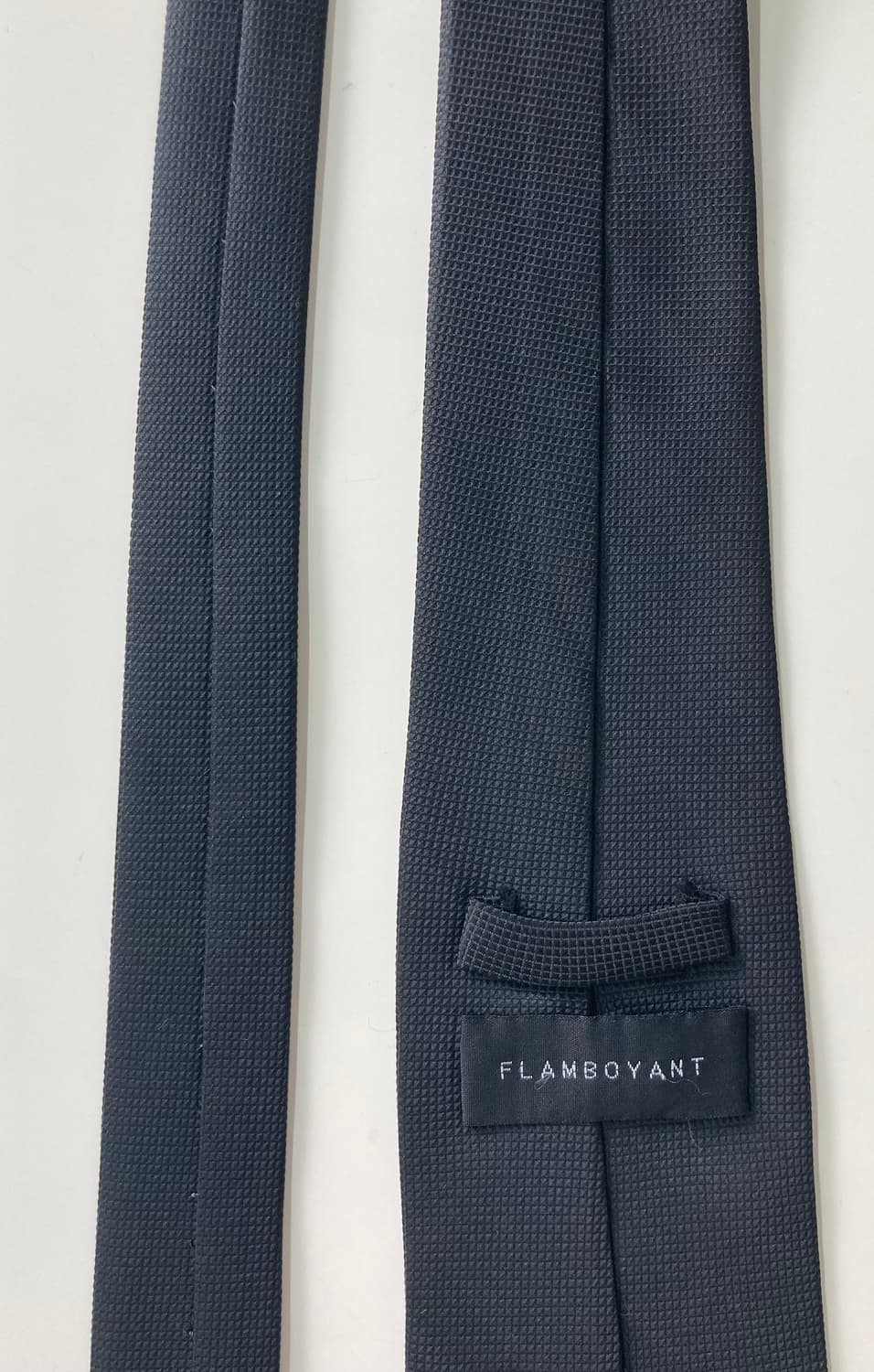 빈티지 무늬 블랙 넥타이 상품이미지4