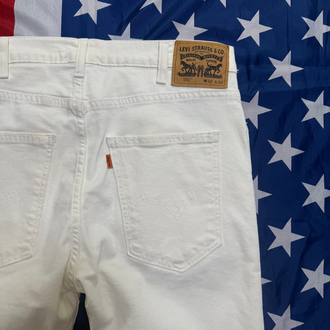 levi's 리바이스 510 오렌지탭 화이트진 32x32 상품이미지9