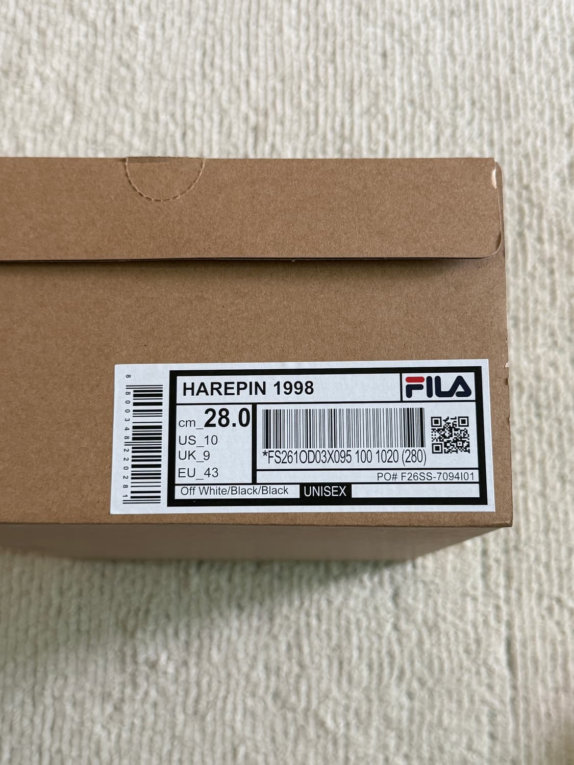  (새상품급) 휠라 - 하레핀 1998 상품이미지6