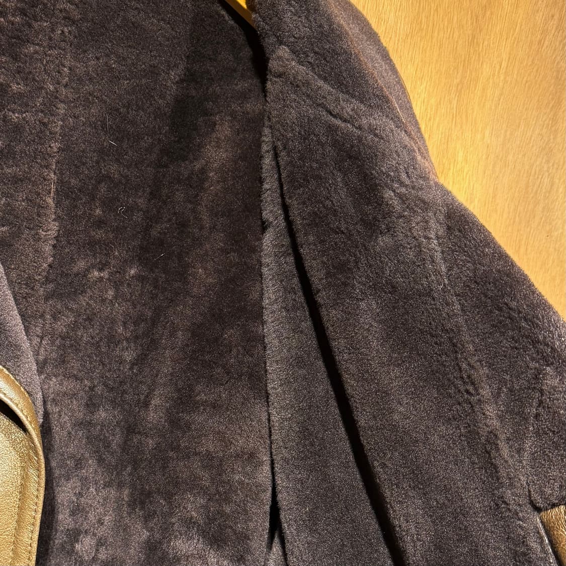 오리지널 양가죽 양털 헤비 무스탕 코트 XL 상품이미지5