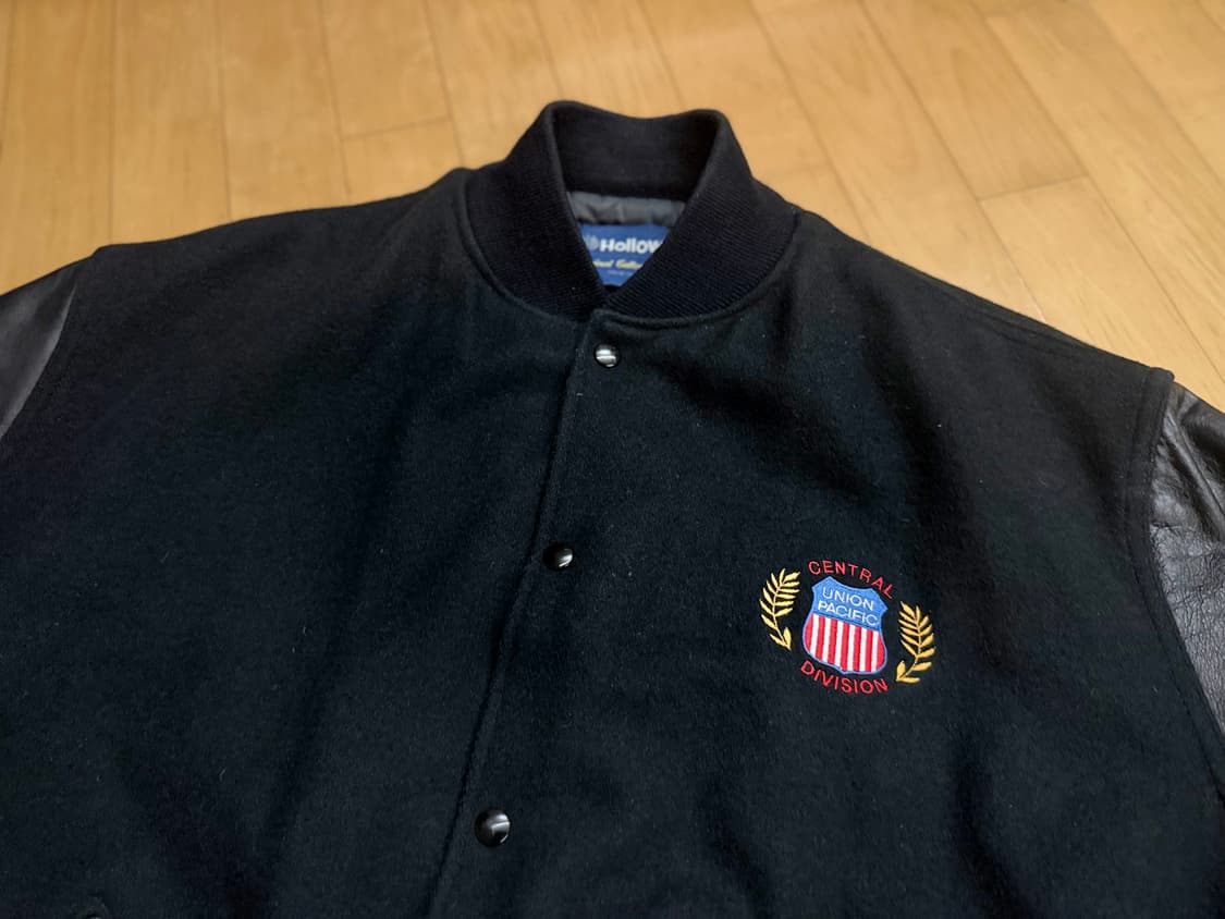 [Holloway] 90s 유니온 퍼시픽 레더 바시티 자켓 (XXL) 상품이미지2