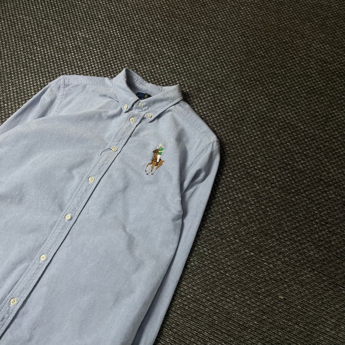 폴로랄프로렌 스카이블루 빅포니 긴팔 셔츠 XL  상품이미지5
