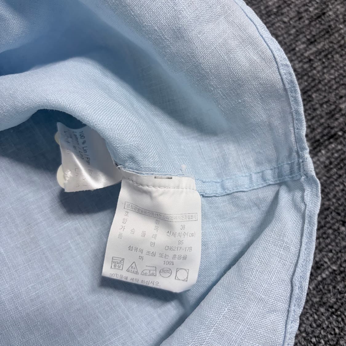 라코스테 레귤러핏 린넨 셔츠 상품이미지5