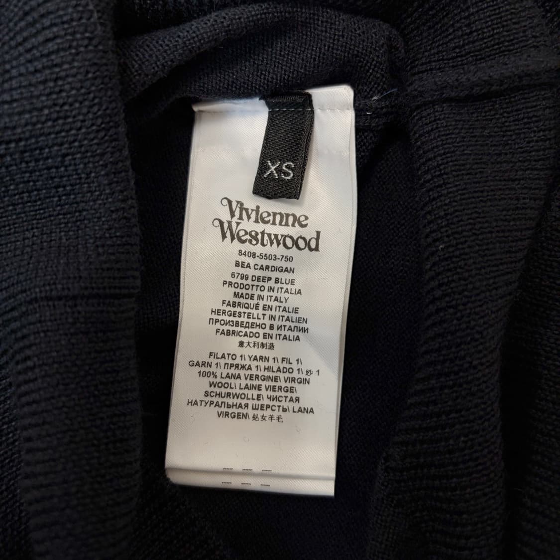 비비안웨스트우드 베아 버진울 가디건 상품이미지5