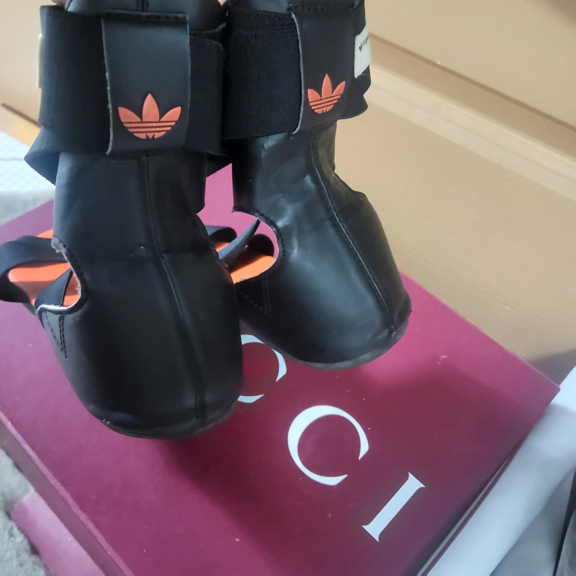 아디다스 메소아 글래디에이터 샌들 흑빨 240 상품이미지4